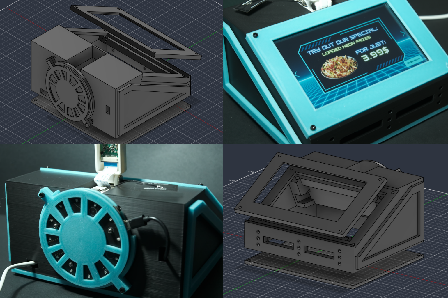Design and final print of one of my products: CYBERWAVE